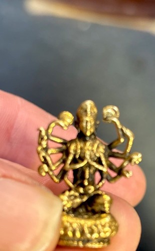 1 Inch Brass Statue Kali - Picture 5 of 5