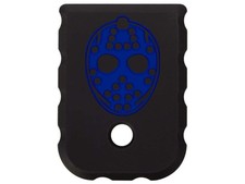 NDZ Glock 17 19 Gen 1-5 Magazine Base Plate Competition Aluminum Engraved Blue