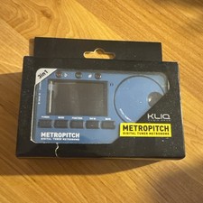 Kliq Metropitch Blue Metronome For All Instruments w/ Guitar  Bass
