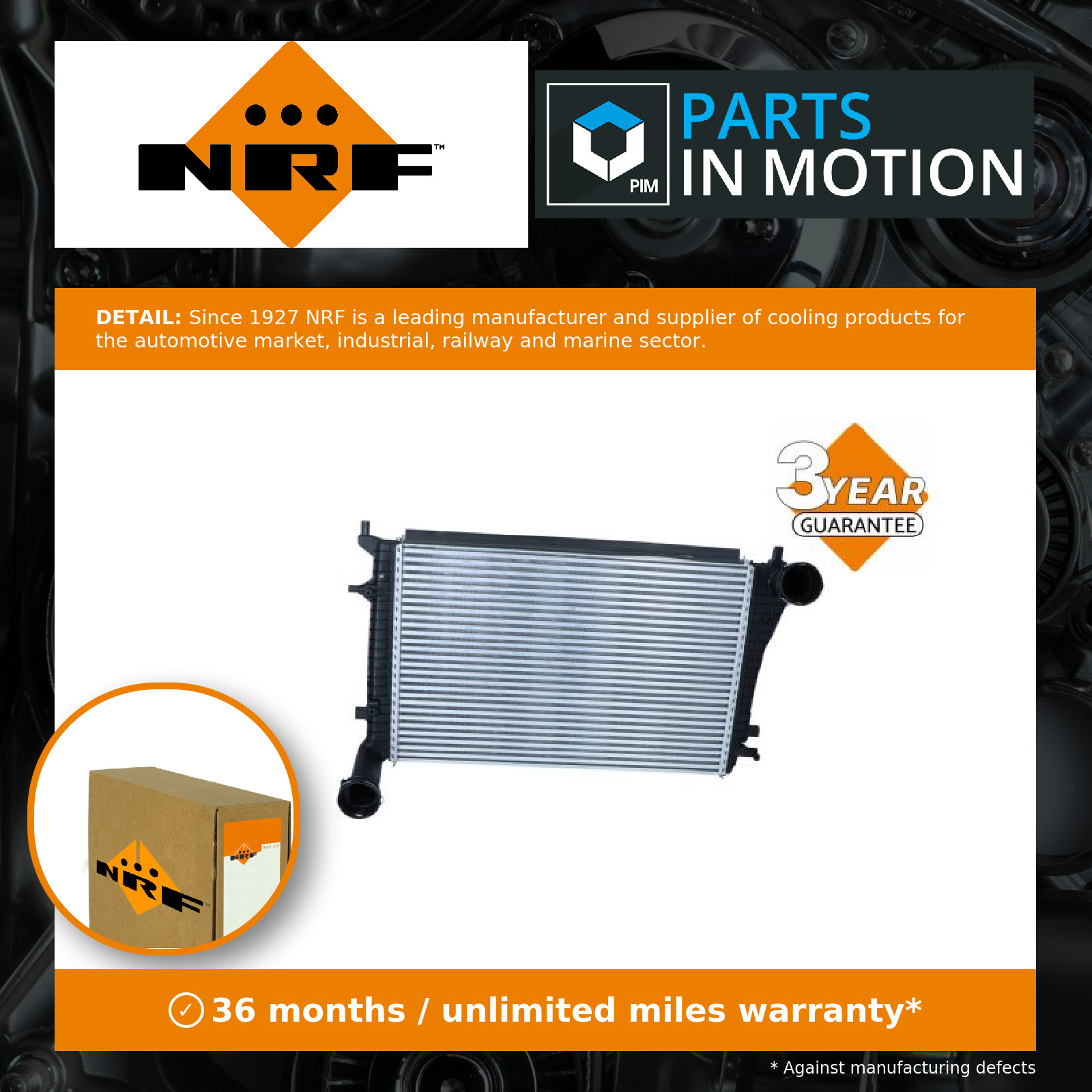 Intercooler 30199 NRF 1K0145803F 1K0145803G 1K0145803H 1K0145803Q 1K0145803R New - Image 2