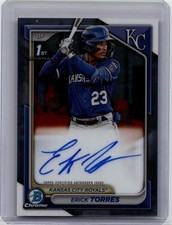 2024 Bowman #CPA-ET Erick Torres Chrome Prospects Autographs