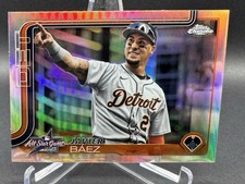 2025 Topps Chrome Update Javier Baez All-Star Game Refractor #ASGC-7 Tigers