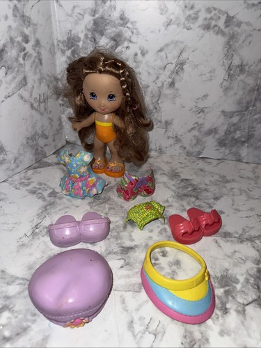 Fisher Price Snap N Style Doll Gabriella with Outfits Shoes Hat Lot