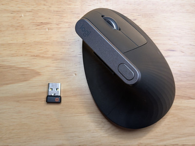 Logitech MX Vertical Advanced Ergonomic Wireless Mouse with USB Receiver