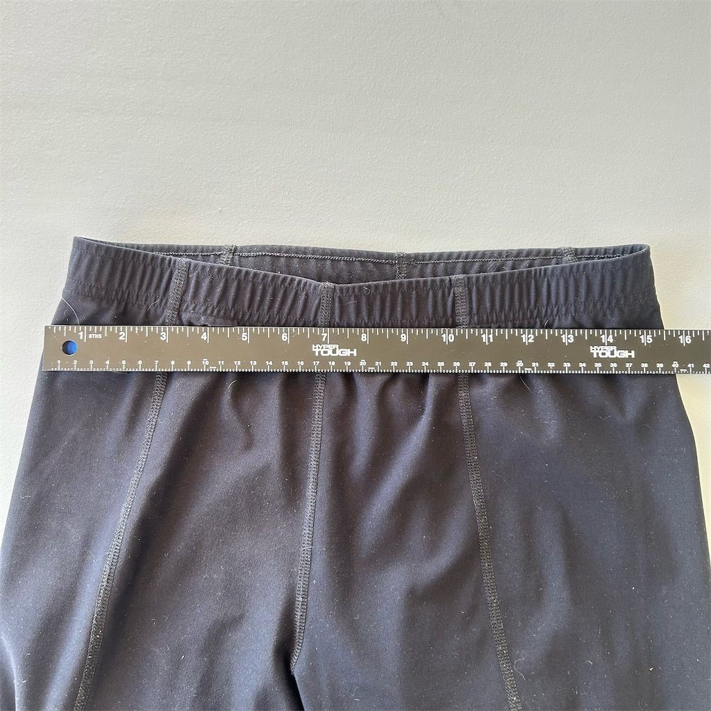 Irideon Black Riding Pants Tights Breeches Womens X Large Knee Patch