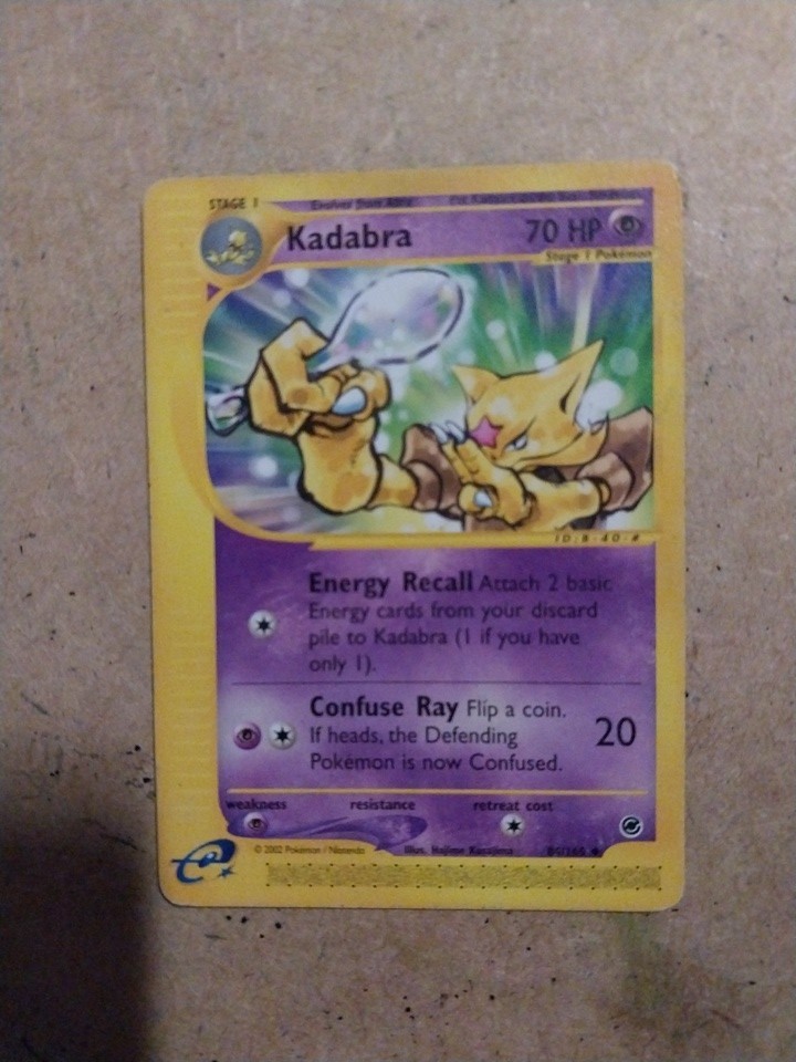 Pokemon Kadabra Expedition 84/165 Regular Uncommon - NM