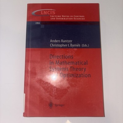 Lecture Notes in Control and Information Sciences Ser.: Directions in...