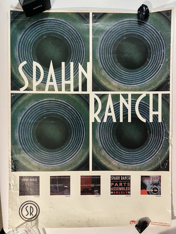 Vintage cleopatra Records Spahn Ranch Promo Poster