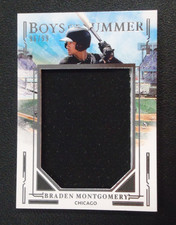 Braden Montgomery 2025 PANINI BOYS OF SUMMER JUMBO PROSPECT MEM 96/99 #JPMBM