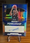 Ariel Hukporti 2024 Prizm Penmanship Draft Rookie RC Auto Blue Prizm /149