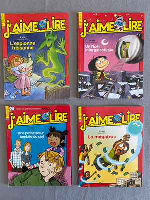 French children's books--J'AIME LIRE - Lot of 4 :  N°430 ; N°431 ; N°432 & N°433