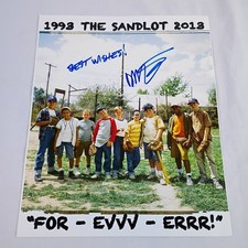 The Sandlot For-Evvv-Errr! Photo Signed by Writer & Director David Mickey Evans