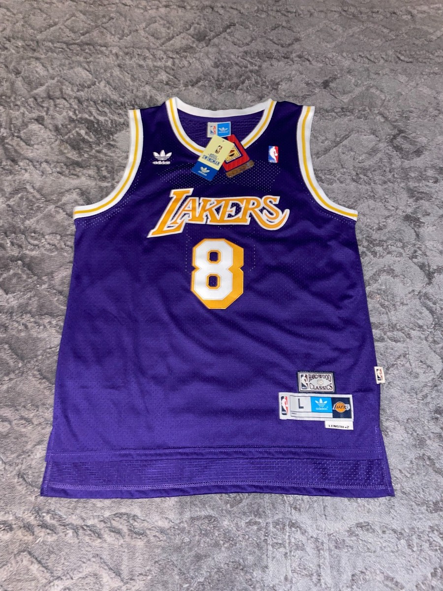 Los Angeles Lakers Kobe Bryant #8 Adidas NBA Hardwood Classics