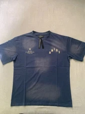 AMIRI new washing process men's fashionable short sleeved T-shirt size L