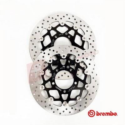 Brembo schwimmende Bremsscheiben vorne Paar passend für Kawasaki ZX10R C1-C2 2004-2005
