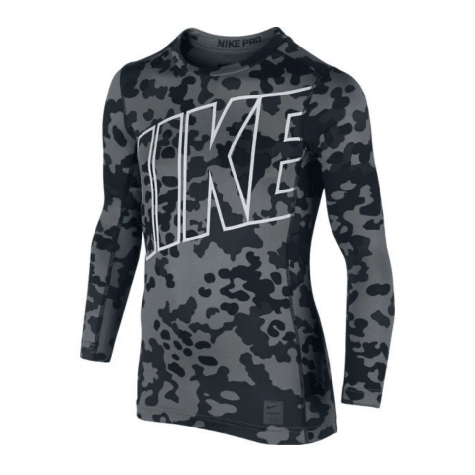 Nike Pro Boys Dri Fit Compression Shorts & Long Sleeve Top Lot Size Medium - Image 2 of 4