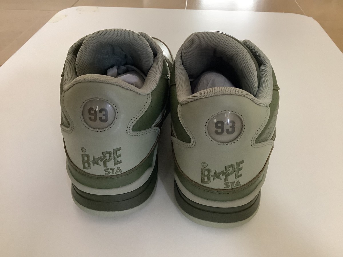 Authentic a bathing ape bape clutch sta #1 men's US 10 olive new