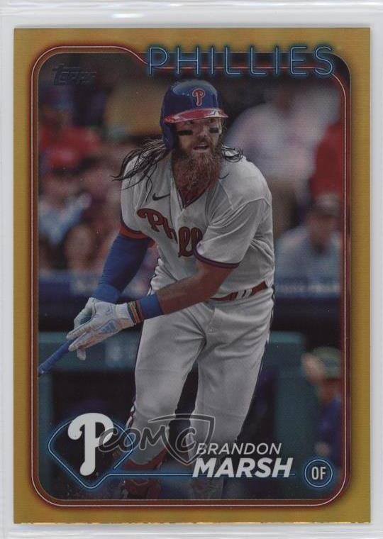 2024 Topps Series 1 Gold Foil Brandon Marsh #71 1oo4