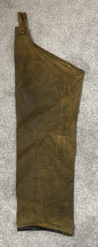 Vintage Filson Leg Chap Long Tin Cloth Waxed ONLY ONE LEG