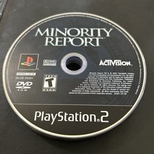 Minority Report (Sony PlayStation 2, 2002) PS2 Video Game No Manual
