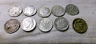 LOT OF ( 10 ) 90% SILVER DIMES $1 FACE VALUE #15