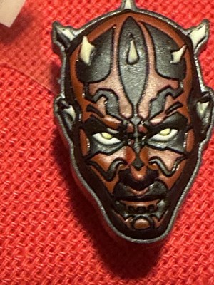CROCS Vintage Jibbitz Shoe Charm -  Darth Maul Head RARE! Intricate Collectible!