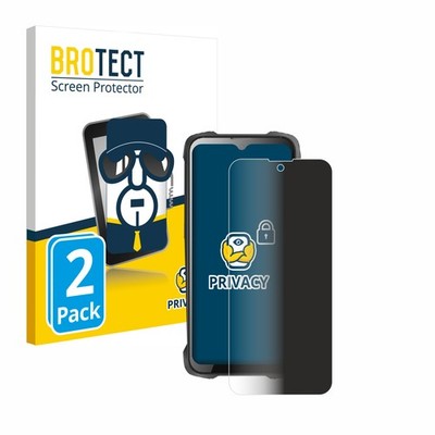 2x Blickschutz Folie für Cubot King Kong 9 Displayschutz Privacy