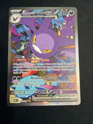 Mint! Possible 10 Team Rocket's Crobat ex 234/182 Sv10: Destined Rivals Holo