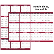 2026 Dry Erase Calendar - Dry Erase Wall Calendar 2026, Yearly Wall Calendar,...