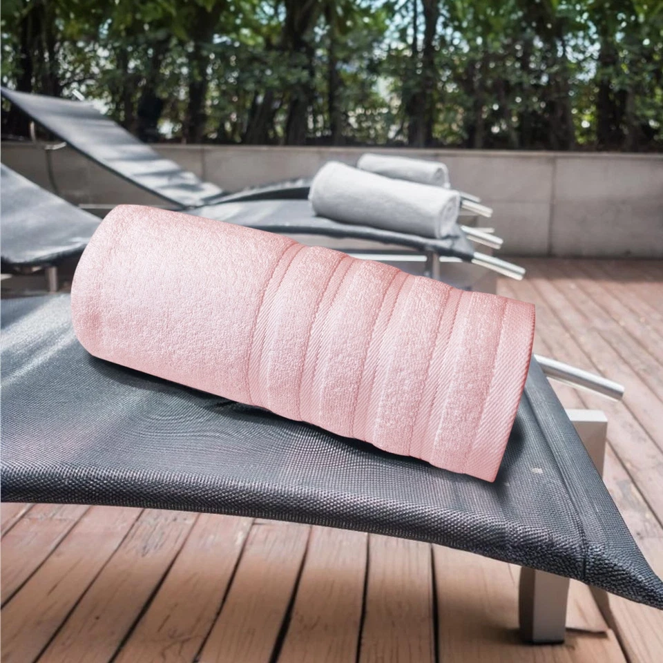 Toalhas de banho Hitime 100% algodão absorvente conjuntos de 6 peças toalhas de mão toalhas de mão - Imagem 3 de 4