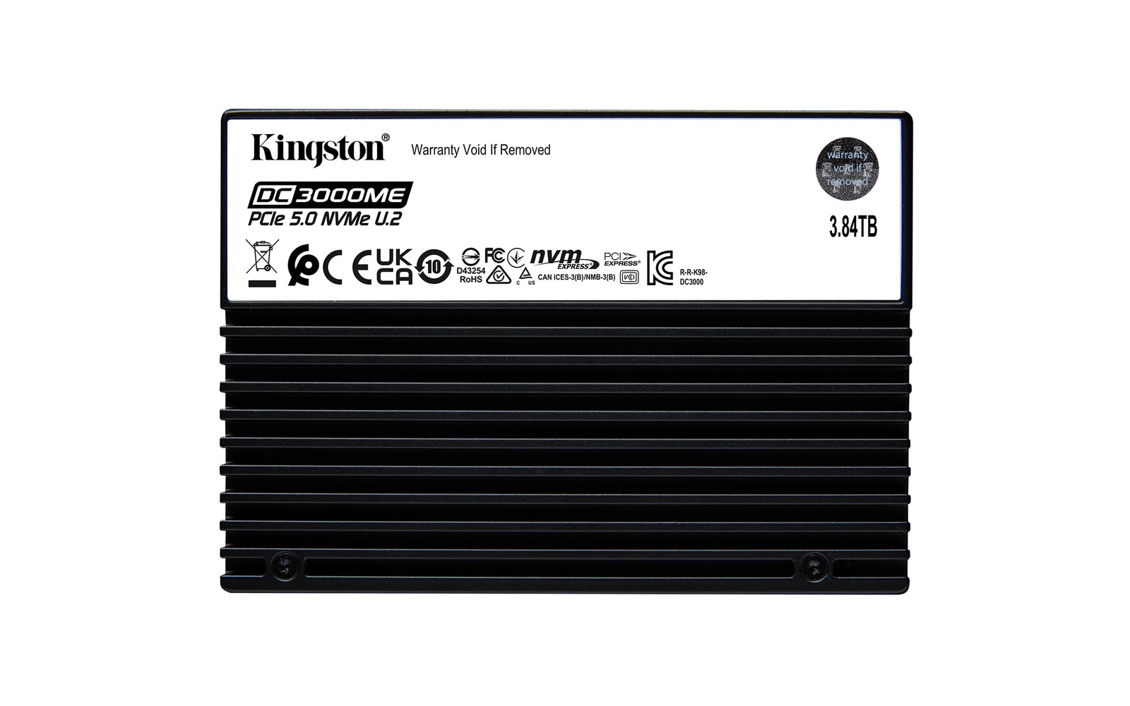 Твердотельный накопитель Kingston 3,84ТБ DC3000ME U.2 PCIe 5.0 NVMe TCG Opal Enterprise Gen5 SSD-SEDC3000