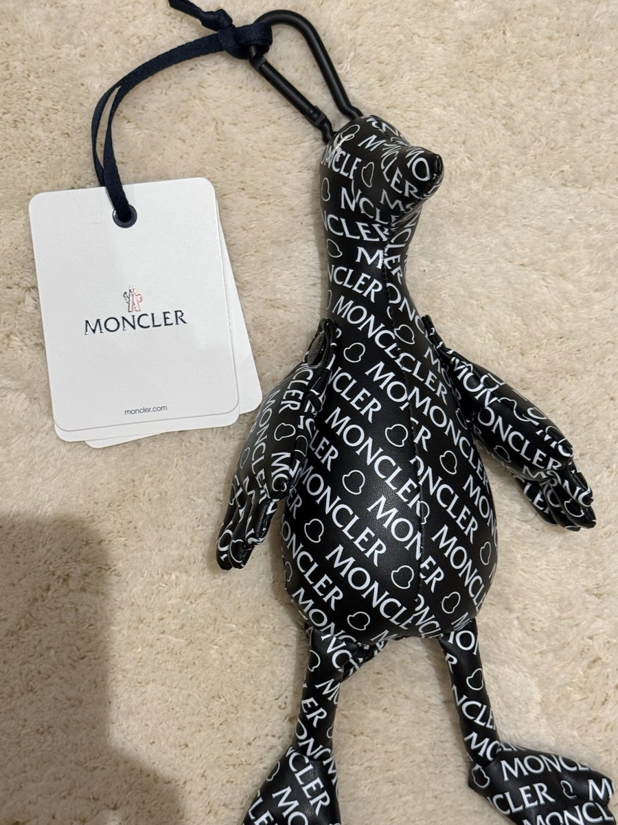 新品‼️MONCLER JACKET KEY RING ダウン キーホルダー Moncler Duck Key Ring Black | eBay UK