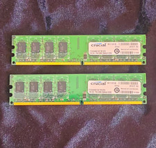 Crucial 4GB (2x2GB) DDR2 PC2-8500 240-Pin DIMM Non-ECC CT25664AA1067.M16FH