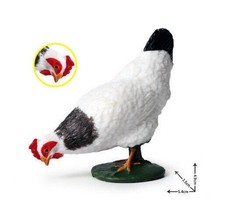 5.4cm Hen Bird PVC Toy Animal Figure Kids Gift