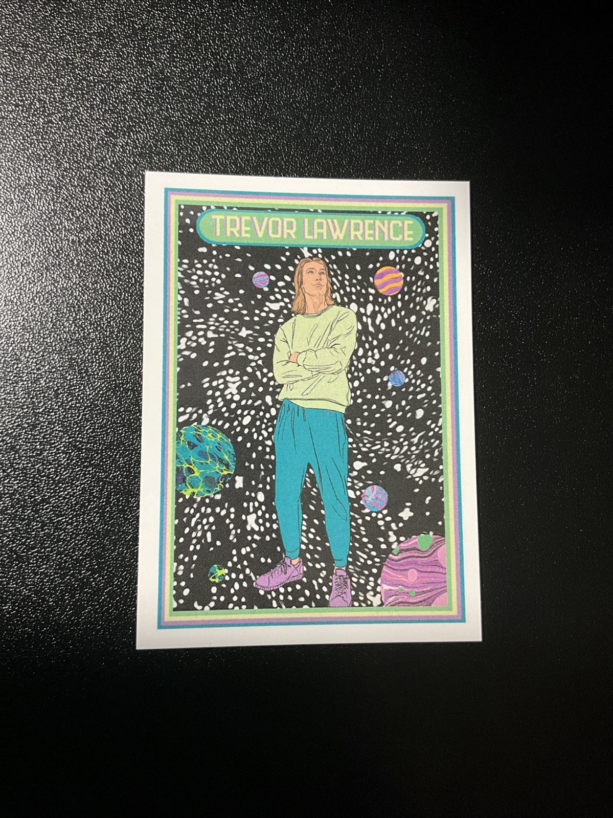 2021 Topps x Trevor Lawrence #37  Interstellactic Retro Jaguars Free Shipping