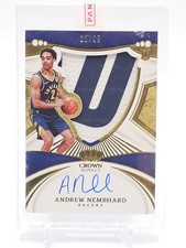 ANDREW NEMBHARD 2022-23 CROWN ROYALE SILHOUETTES RPA ROOKIE PRIME /25 #110 Q0004