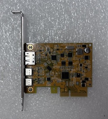 Dell 0RRV91 UPA2015 USB 3.2 Gen2 Type-C PCIe Karte 2x USB-C 10Gbps DP #311