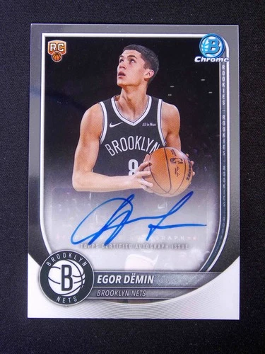 2025-26 Topps Bowman Chrome Egor Demin #BCA-ED RC Rookie Auto