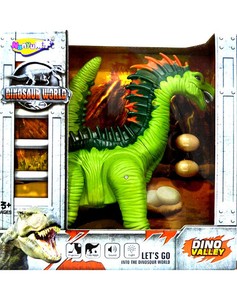 dinosaur laying eggs toy