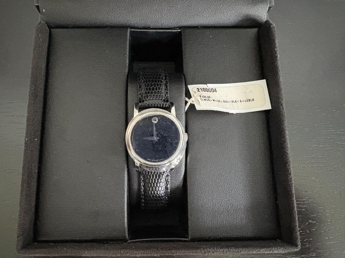 Movado Women's Museum Black Dial 01.3.14.6001 Watch 27mm for Movado Women's Museum Black Dial 01.3.14.6001 Watch 27mm for