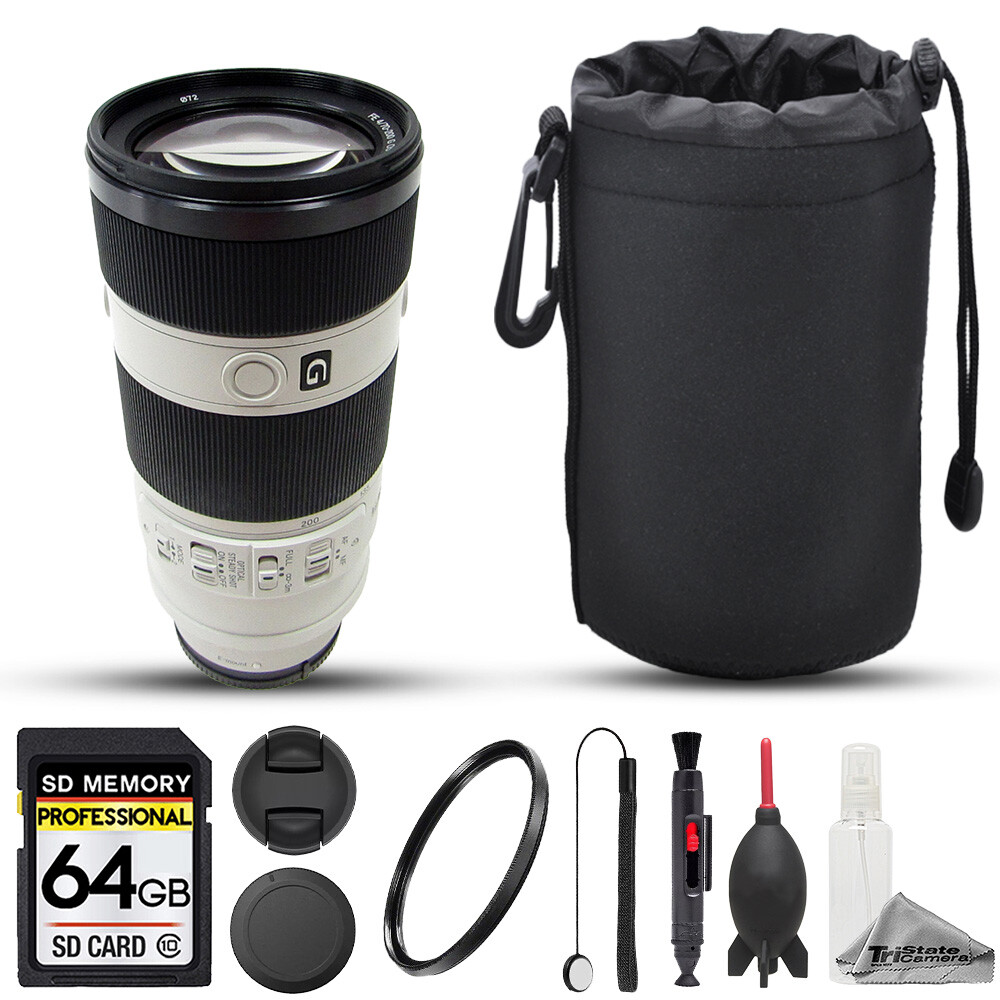 Sony FE 70-200mm f/4 G OSS Lens - 8pc 64GB Memory Bundle | eBay