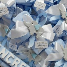 Bomboniera elefante calamita nascita battesimo compleanno bebe' 