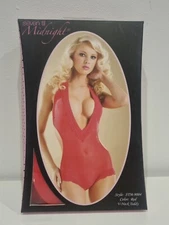 Seven Til Midnight V-Neck Teddy STM9004-REDML