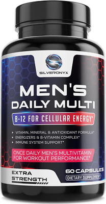 Men's Multivitamin, Methylated B-Vitamins, Clean Label & Vegan, High Strength