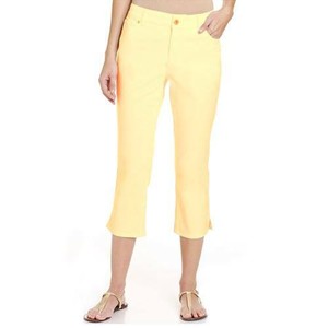 lemon capri pants
