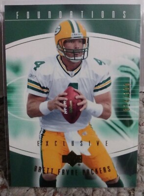 BRETT FAVRE/PACKERS/2004 UPPER DECK FOUNDATIONS #35: 14/100