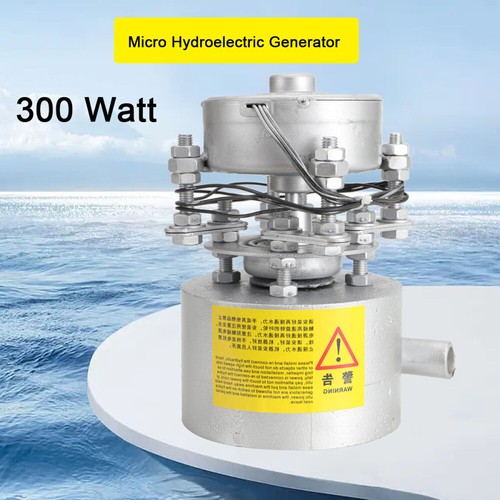 Generador Hidroeléctrico 300W Mini Generador Hidroeléctrico Turbina de Agua Generador - Imagen 2 de 10