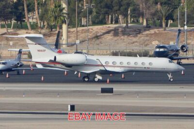 PHOTO  AEROPLANE GULFSTREAM G550 'N662P' C/N 5403. BUILT 2012. MCCARRAN INTERNAT
