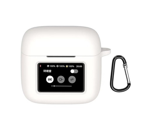 Silikon Hülle Ersatz Tasche Schutzhülle mit Karabiner für JBL Tour Pro 3 - Bild 8 von 40