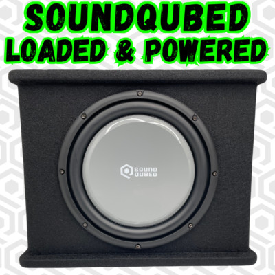 Soundqubed HDS2 12'' Subwoofer Loaded and Powered Wedge Enclosure